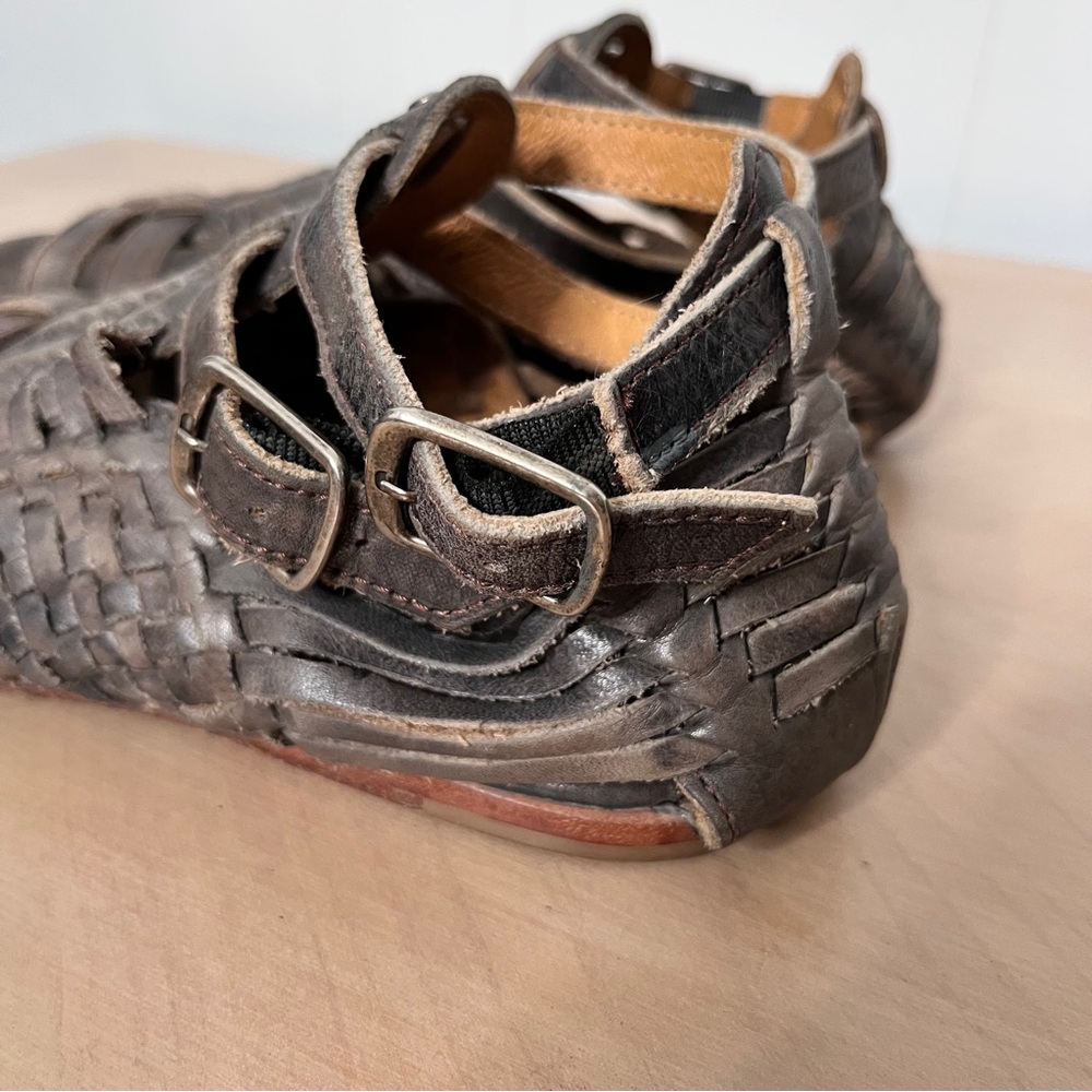BED|STU Brown Leather Sandals - Picture 6 of 10